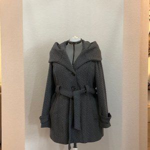 Gallery New York cable knit coat - size XL